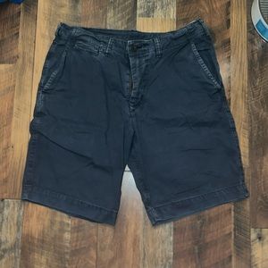 Men’s Navy Blue American Eagle Khaki Shorts - Size US 32
